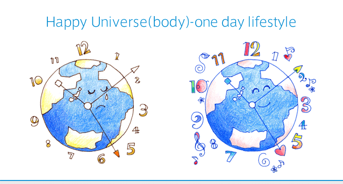 Happy Universe(body)-one day lifestyle
